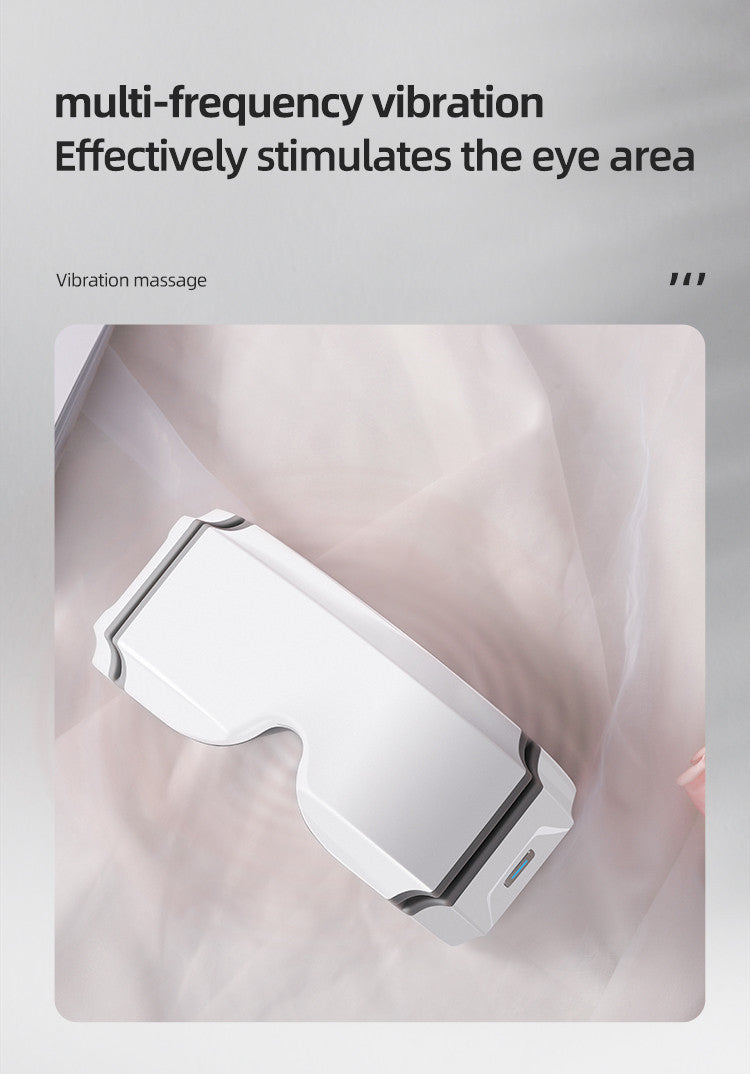 Eye Heating Eye Massager – 5-in-1 Smart Relief with Hot Compress, Bluetooth & Portable Design