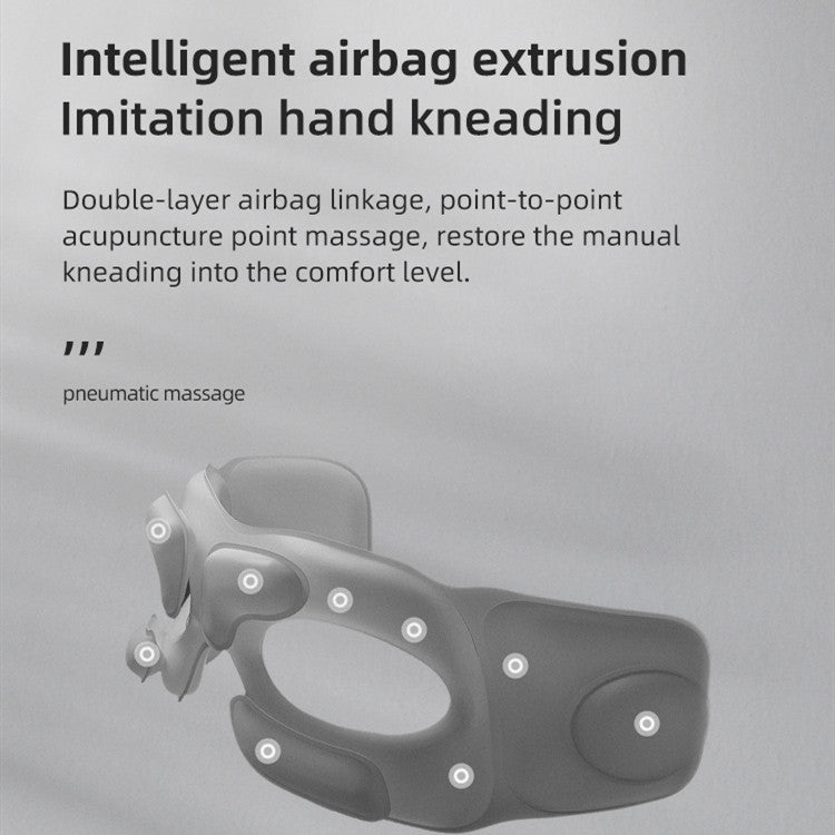 Eye Heating Eye Massager – 5-in-1 Smart Relief with Hot Compress, Bluetooth & Portable Design